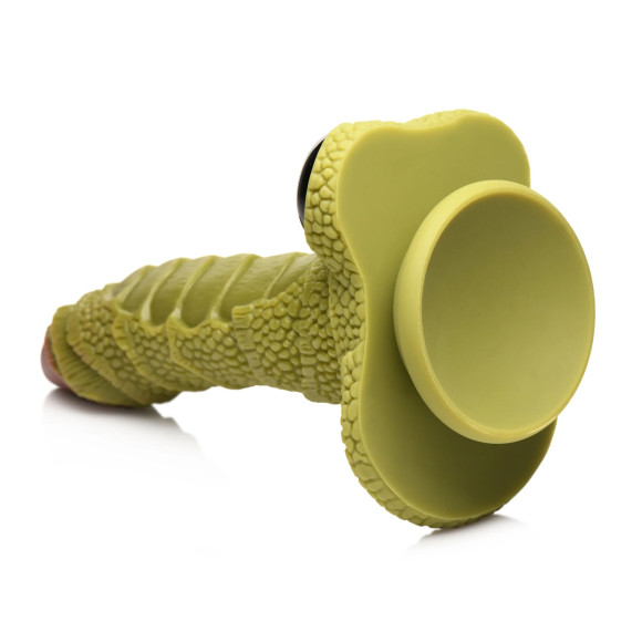 Фантазийный фаллоимитатор Swamp Monster Green Scaly Silicone Dildo - 23,9 см. Фантазийный фаллоимитатор Swamp Monster Green Scaly Silicone Dildo - 23,9 см.