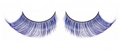 Светло-синие ресницы-перья Светло-синие ресницы-перья