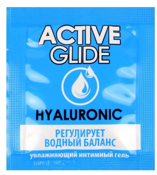 Лубрикант на водной основе Active Glide с гиалуроновой кислотой - 3 гр. Лубрикант на водной основе Active Glide с гиалуроновой кислотой - 3 гр.