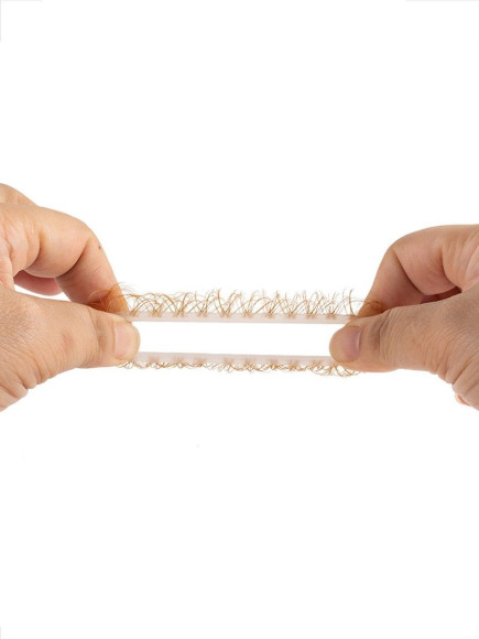 Эрекционное кольцо с бежевыми «ресничками»