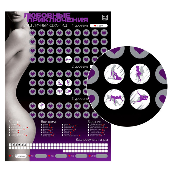 Скретч-плакат Секс-гид. Любовные приключения Скретч-плакат Секс-гид. Любовные приключения