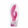 Розовый силиконовый вибромассажёр с клиторальным отростком DORA - 18 см. Розовый силиконовый вибромассажёр с клиторальным отростком DORA - 18 см.