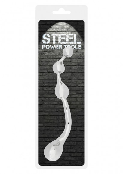 Анальный стимулятор Steel Multistim - 19 см.