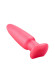 Гладкий розовый анальный плаг - 18,5 см. Гладкий розовый анальный плаг - 18,5 см.