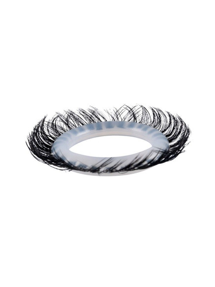 Эластичное эрекционное колечко с черными «ресничками»