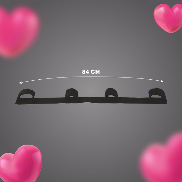 Черный фиксатор на щиколотки и запястья