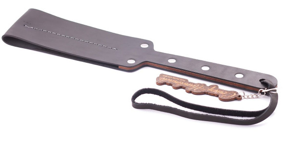 Гладкий мягкий удлиненный пэддл с заклепками - 32 см. Гладкий мягкий удлиненный пэддл с заклепками - 32 см.