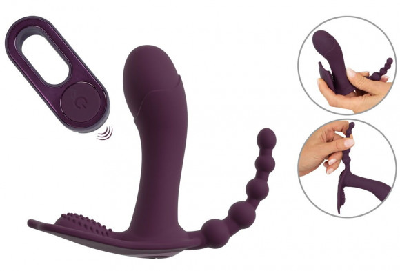 Фиолетовый вибратор для ношения в трусиках ARIVA RC Panty Vibrator Фиолетовый вибратор для ношения в трусиках ARIVA RC Panty Vibrator