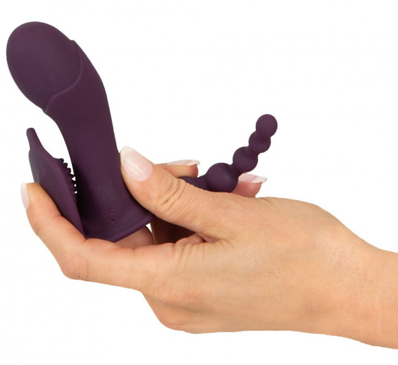 Фиолетовый вибратор для ношения в трусиках ARIVA RC Panty Vibrator Фиолетовый вибратор для ношения в трусиках ARIVA RC Panty Vibrator