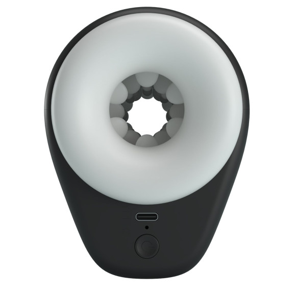 Черный автоматический вибромастурбатор Dj Girl