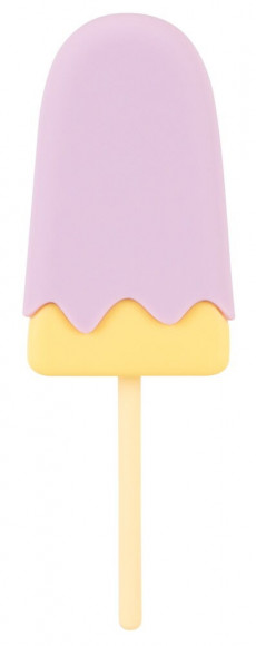 Сиреневый мини-вибратор в форме пломбира Vibrating Popsicle Сиреневый мини-вибратор в форме пломбира Vibrating Popsicle