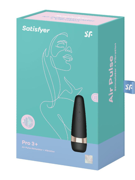 Вибро-вакуумно-волновой стимулятор Satisfyer Pro 3+ Вибро-вакуумно-волновой стимулятор Satisfyer Pro 3+