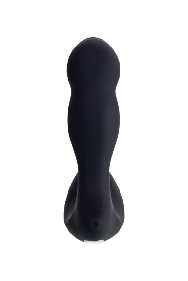 Черный вибростимулятор простаты Mounto с пультом ДУ - 12,5 см. Черный вибростимулятор простаты Mounto с пультом ДУ - 12,5 см.