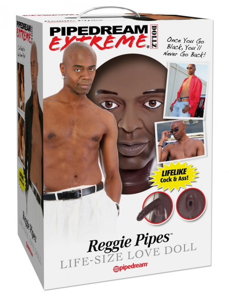 Кукла надувная PDX Dollz Reggie Pipes с фаллосом Кукла надувная PDX Dollz Reggie Pipes с фаллосом