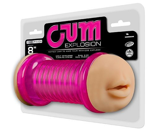 Двусторонний мастурбатор CUM EXPLOSION MASTURBATOR MOUTH & VAGINA - ротик и вагина Двусторонний мастурбатор CUM EXPLOSION MASTURBATOR MOUTH & VAGINA - ротик и вагина