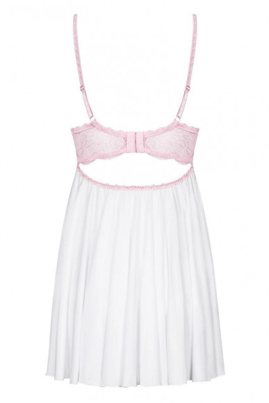 Восхитительный коротенький беби-долл Girlly с кружевом Восхитительный коротенький беби-долл Girlly с кружевом